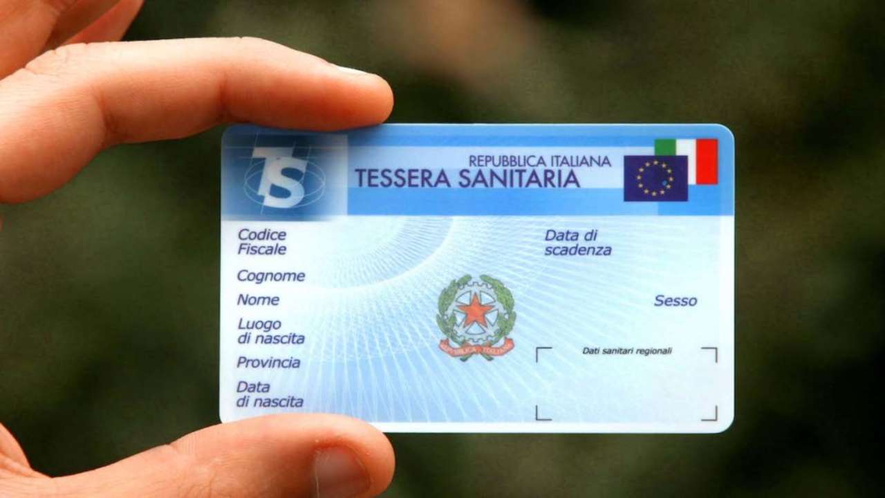 tessera sanitaria senza chip