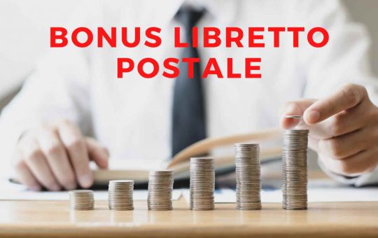 bonus libretto postale