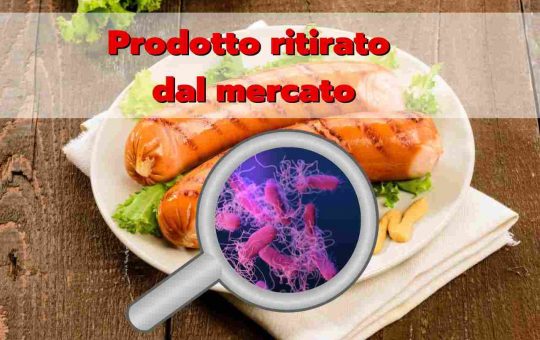 Prodotto ritirato dal mercato - solofinanza.it