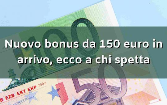 bonus 150 euro - solofinanza.it