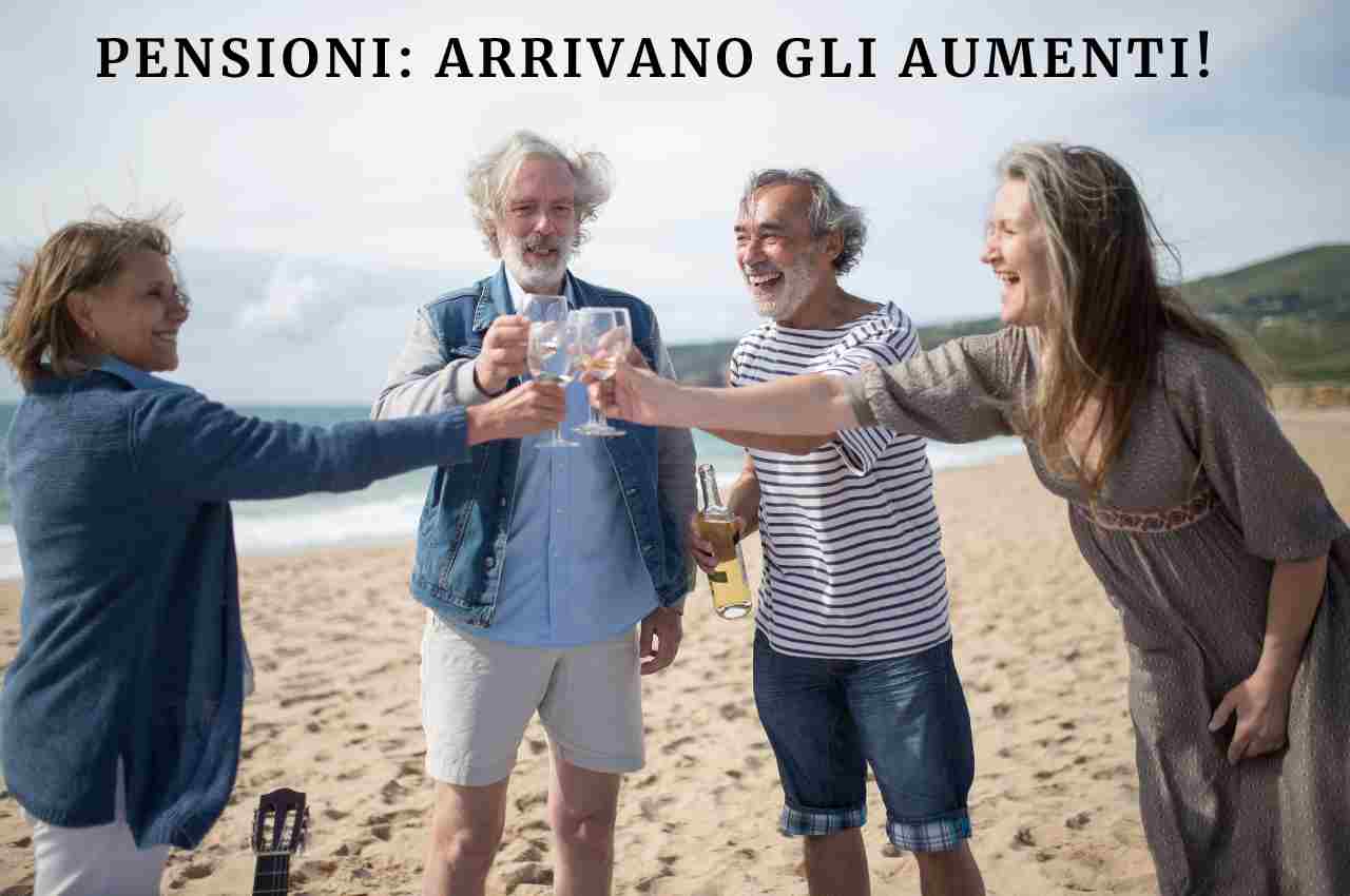 pensioni arrivano gli aumenti