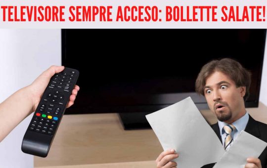 televisore in stand-by e costo in bolletta