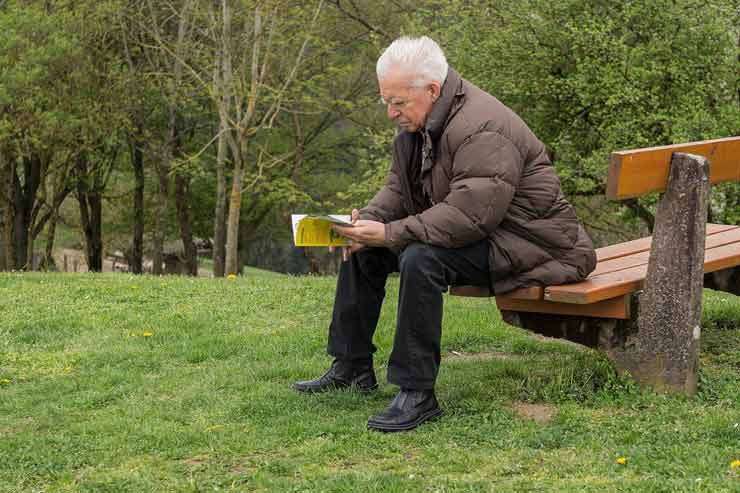 uomo in pensione