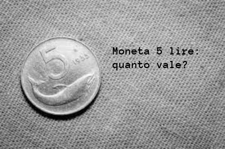 5 lire valore