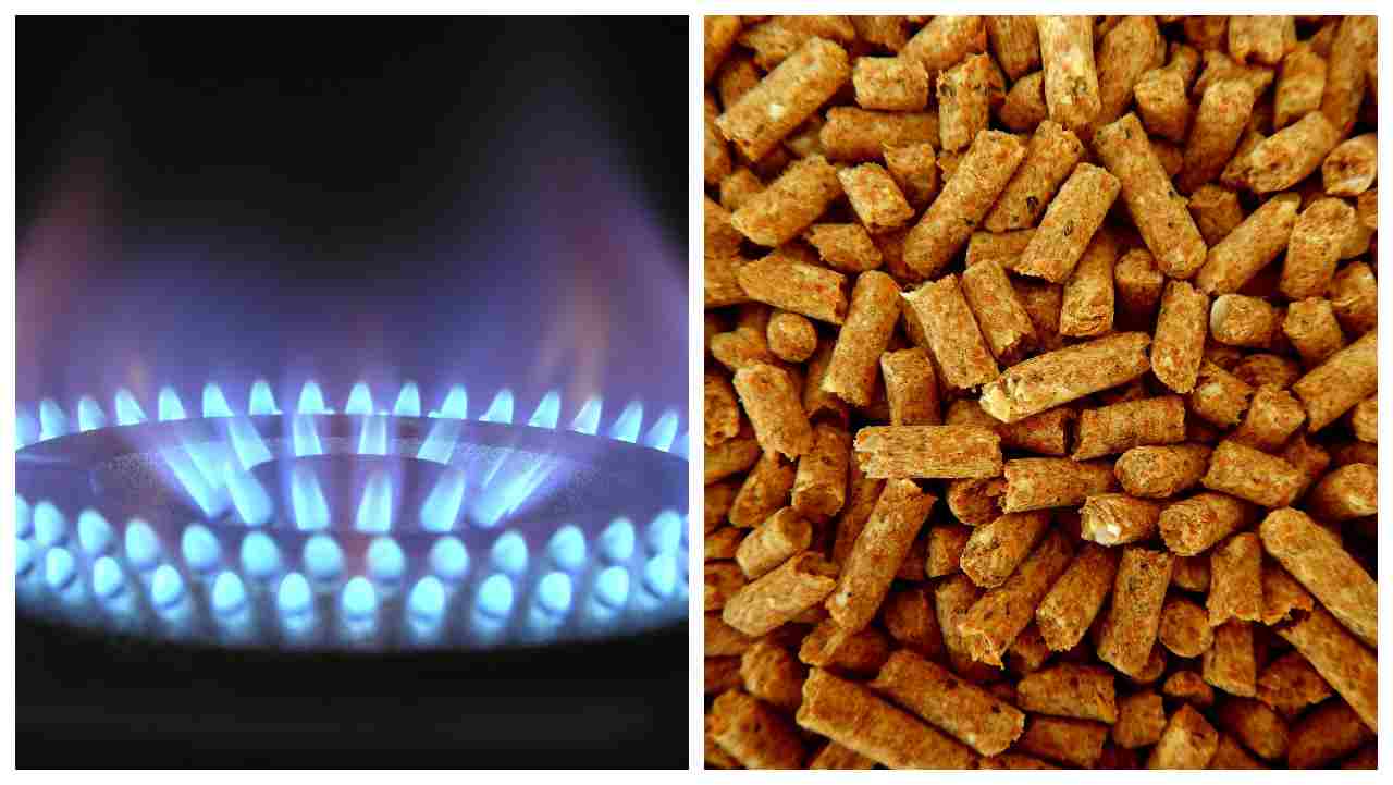 quanto costa il pellet rispetto al gas