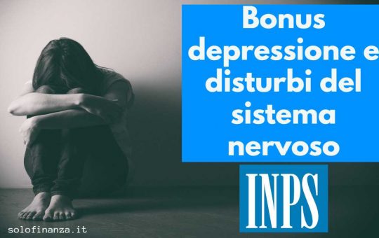 Bonus depressione