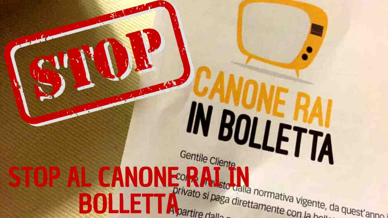 stop canone in bolletta