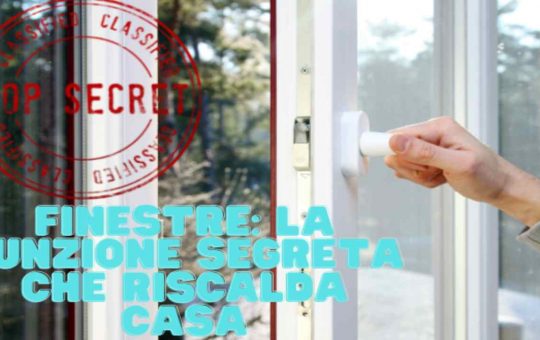 segreto delle finestre