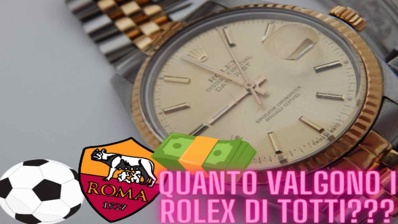 valore rolex totti