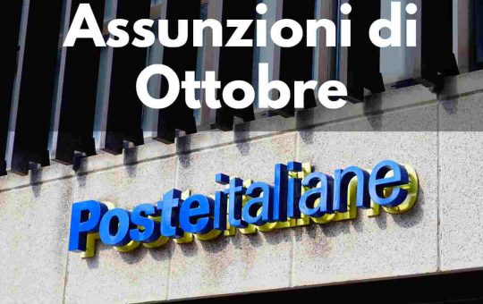 lavoro poste italiane