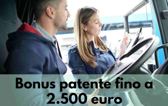 bonus patente autotrasportatori