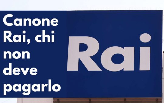 chi non paga canone rai