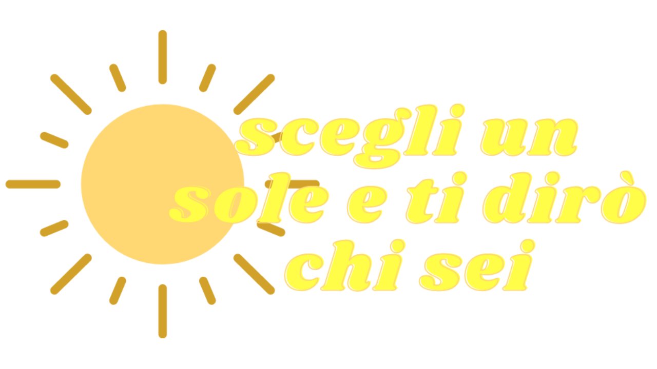 scegli un sole