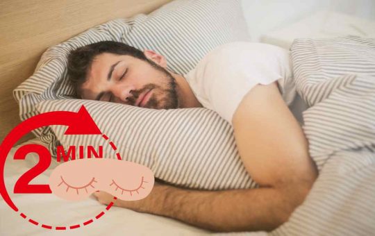 metodo per dormire in 2 minuti