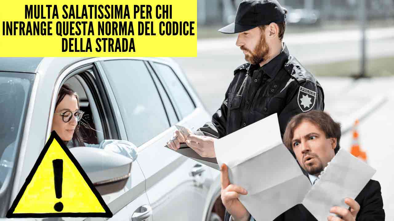 multa per violazione distanza di sicurezza