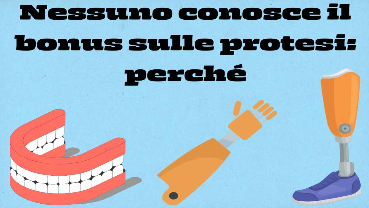 bonus per le protesi