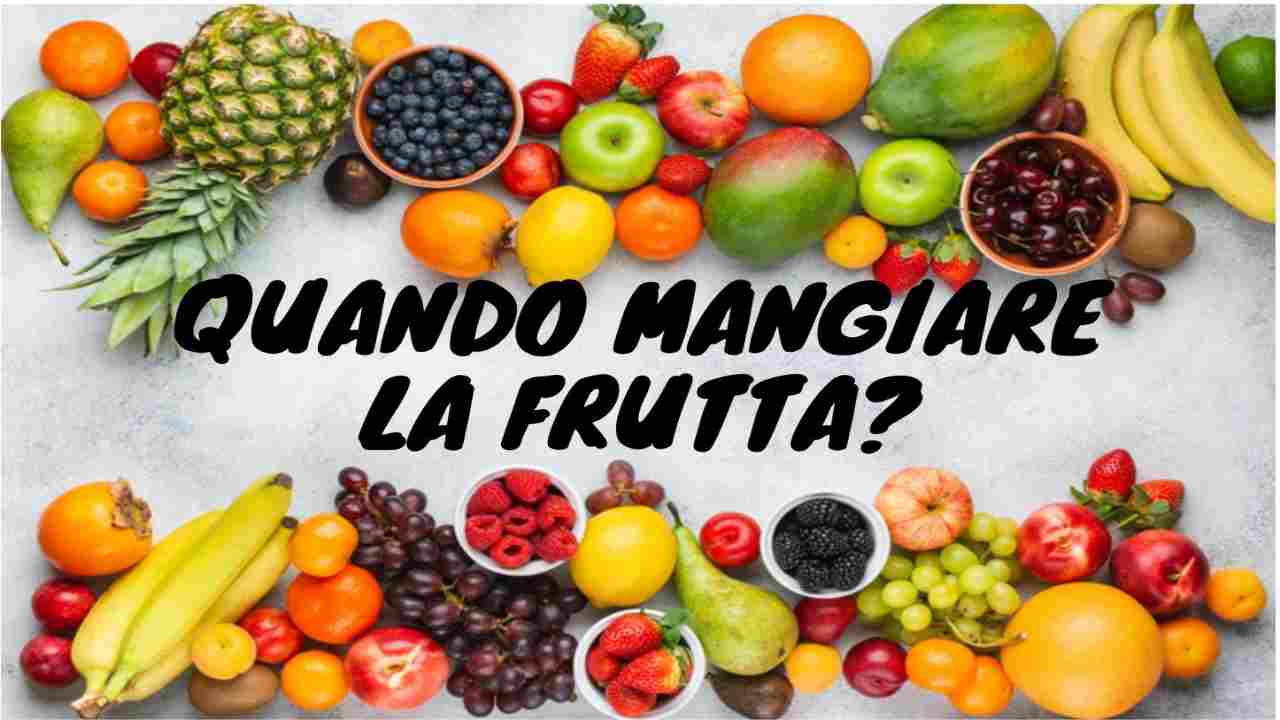 quando mangiare la frutta