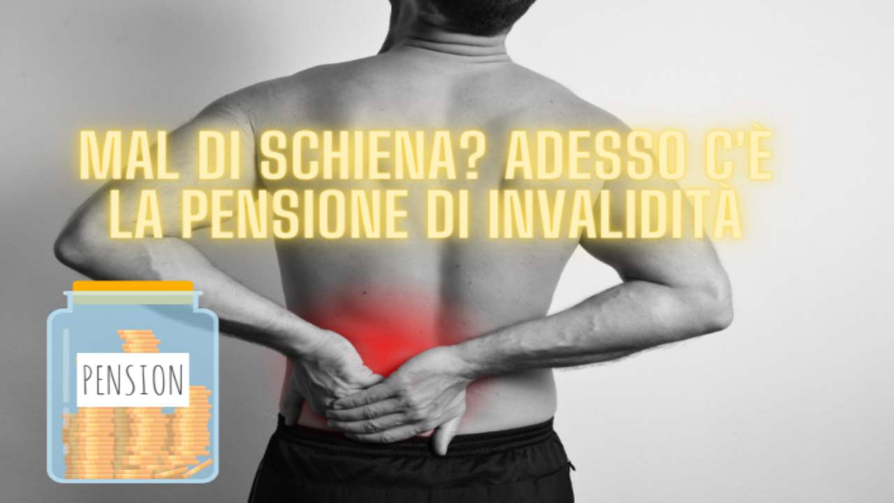 pensione per mal di schiena