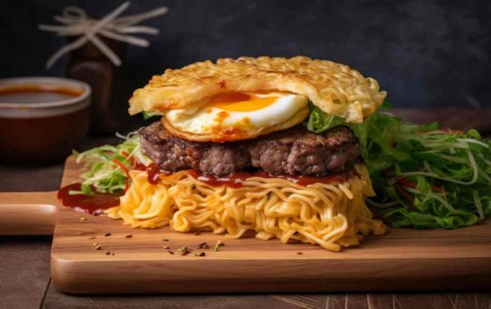 Ramen burger