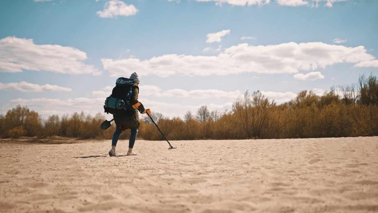 cercare oro con il metal detector