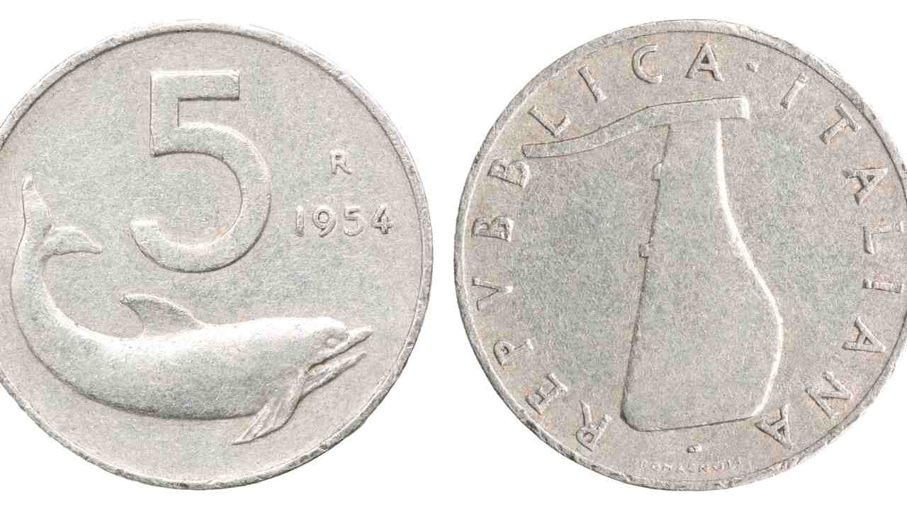 5 lire delfino